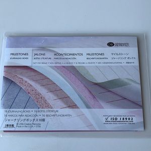 *FREE* w/any CM purchase - Creative Memories Milestones Journaling Boxes